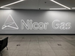 Nicor Gas Sign