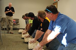 Benson Employees at CPR training